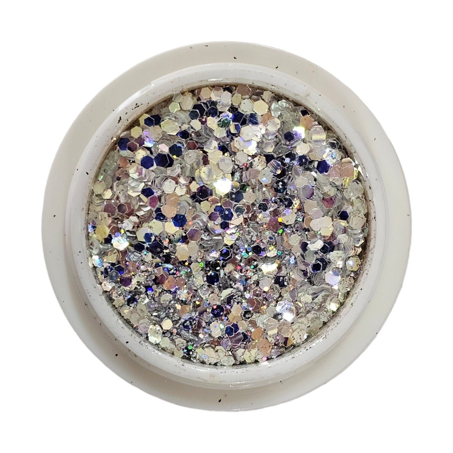 Decor Unghii Glitter Silverw