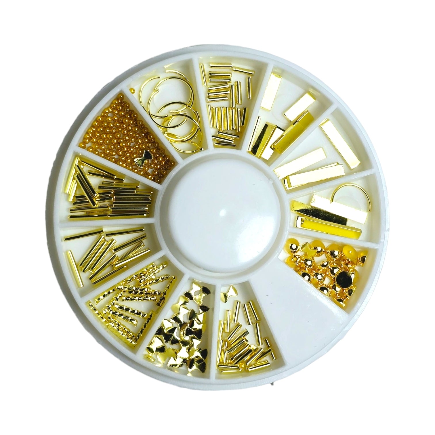 Carusel decor unghii Multiforme gold FEXG