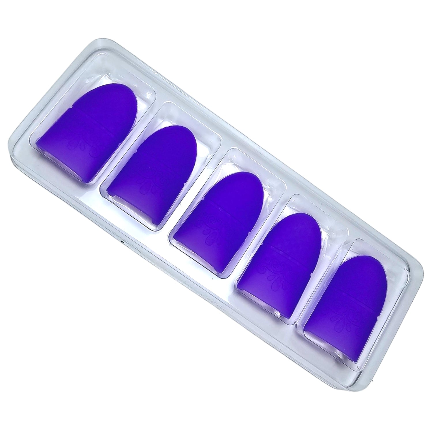 Set 5 Capsule Silicon Pentru Indepartarea Ojei Semipermanente cu remover