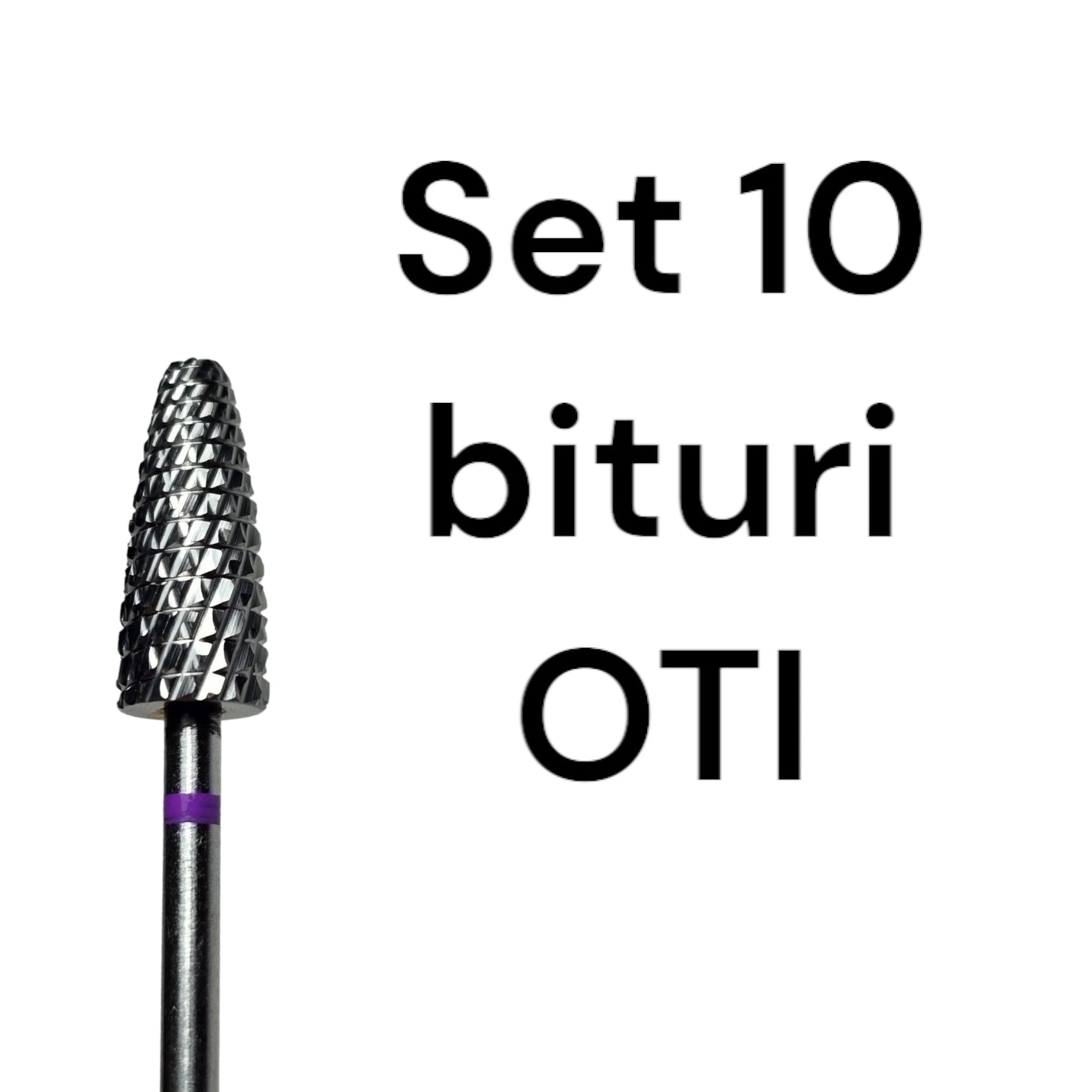 Set 10 Bit/Capat Freza Carbid OTI