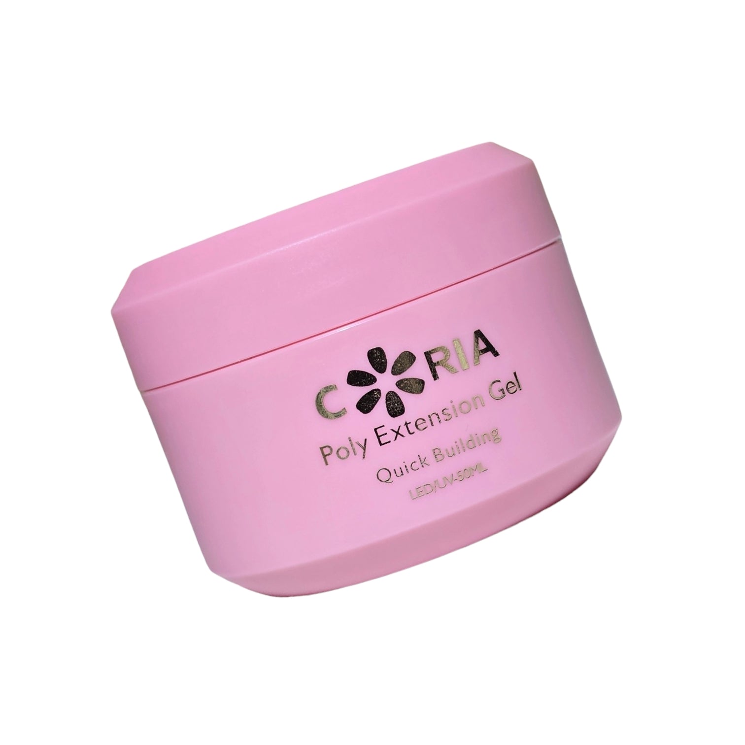 Polygel Coria 50 g Nr B102 Glitter Natural Rose