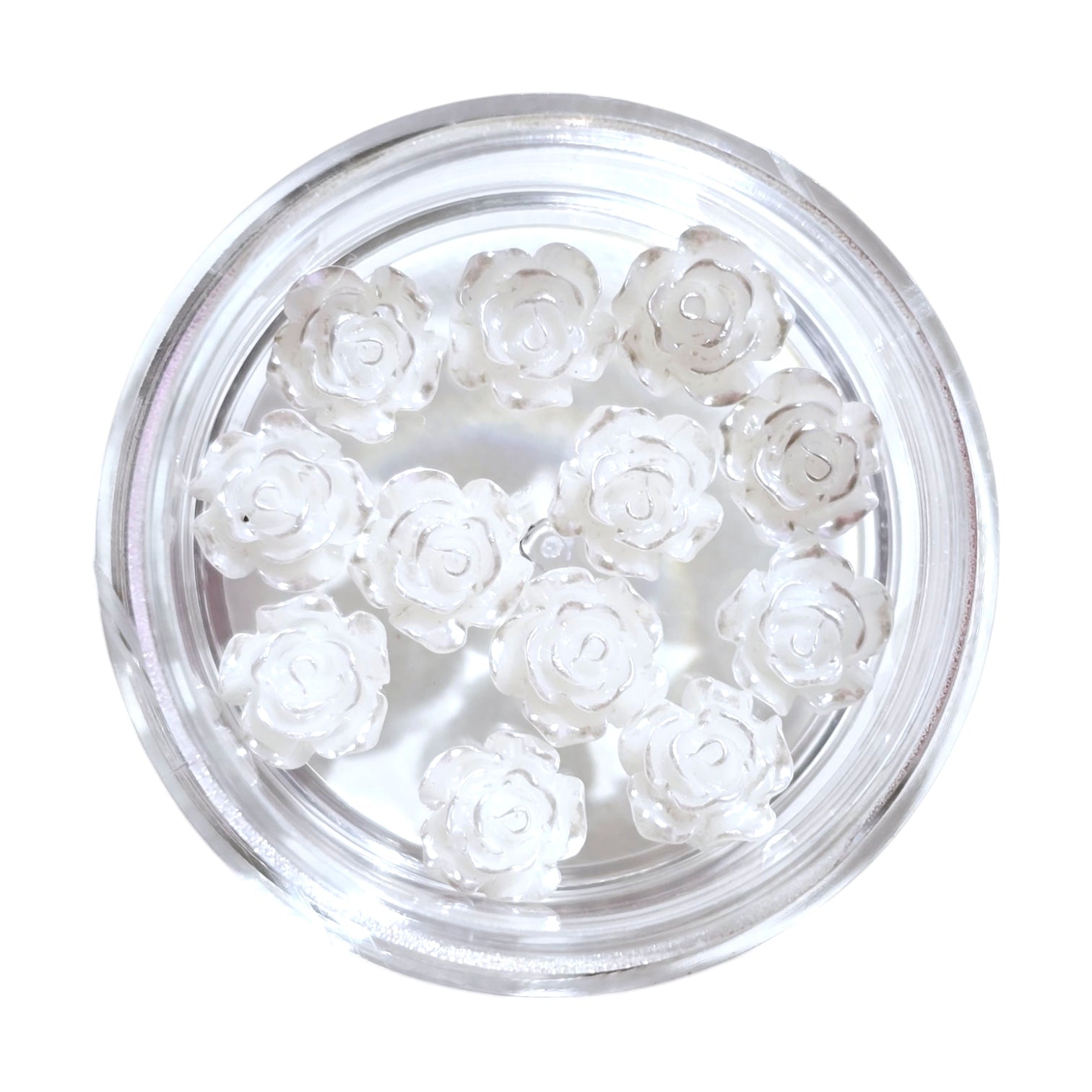 Decor Unghii Roses White