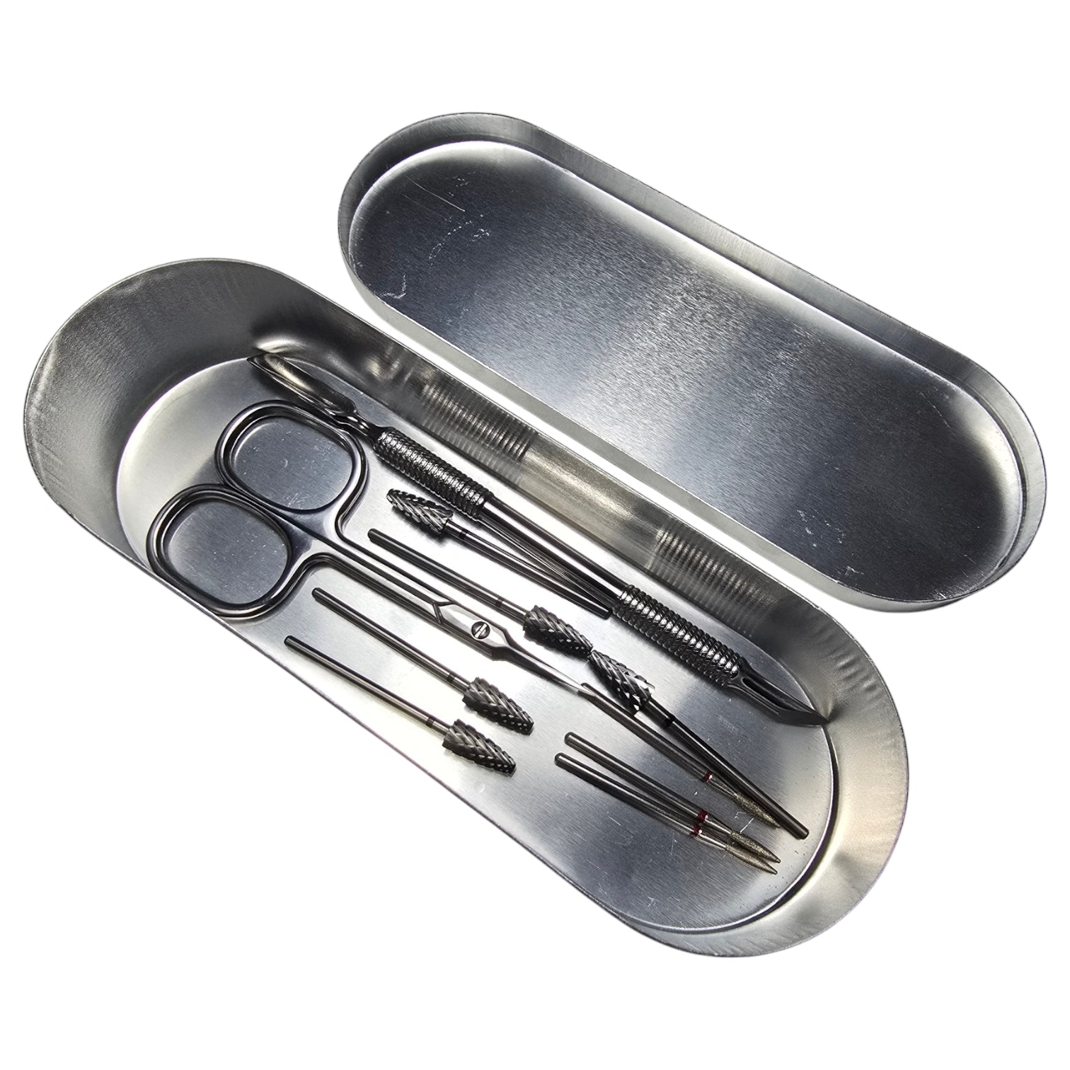 Cutie Sterilizare/Pastrare Instrumente Capete De freza/Bituri Aluminiu 20ml