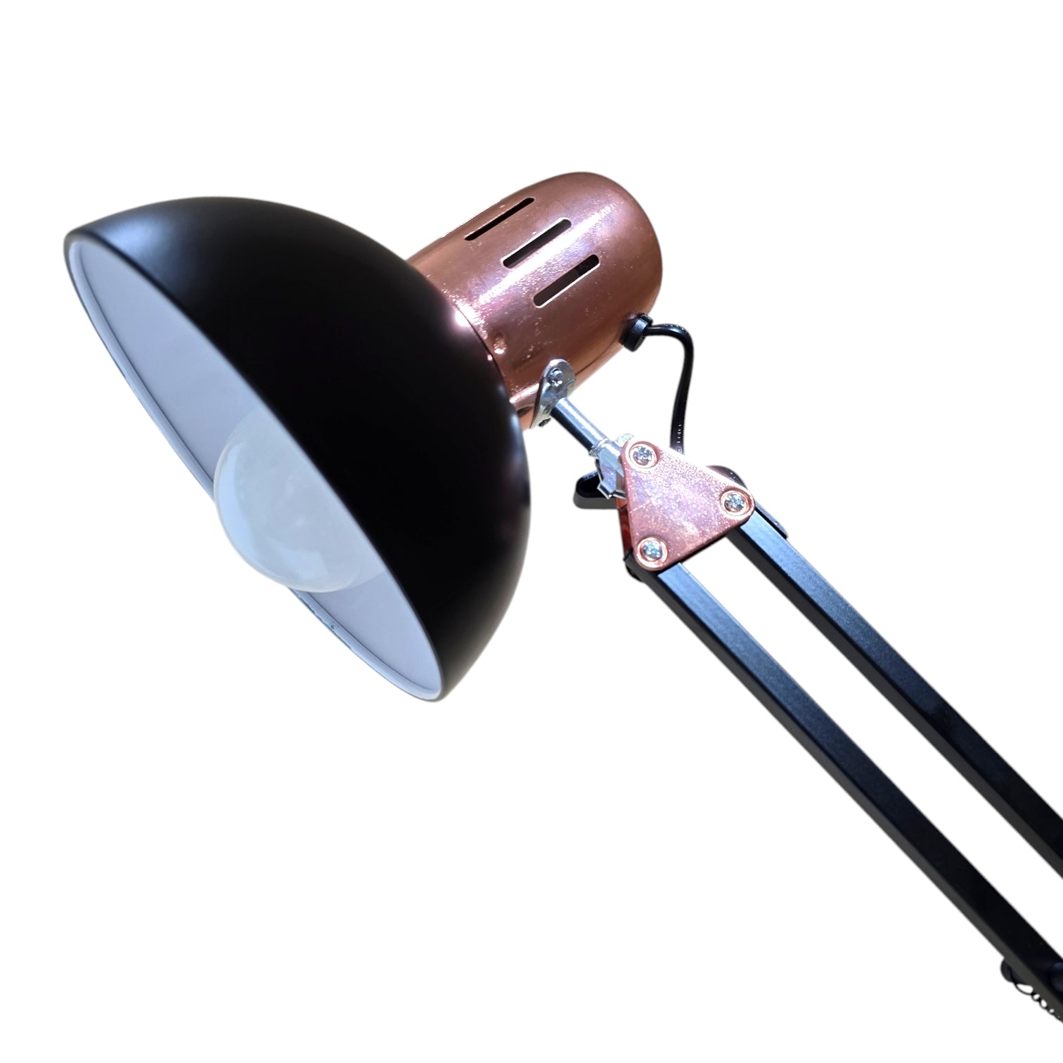 Lampa Lumina Bec Inclus ,Pentru Manichiura,Pedichiura, (Cu Prindere Masa)Negru Cupru