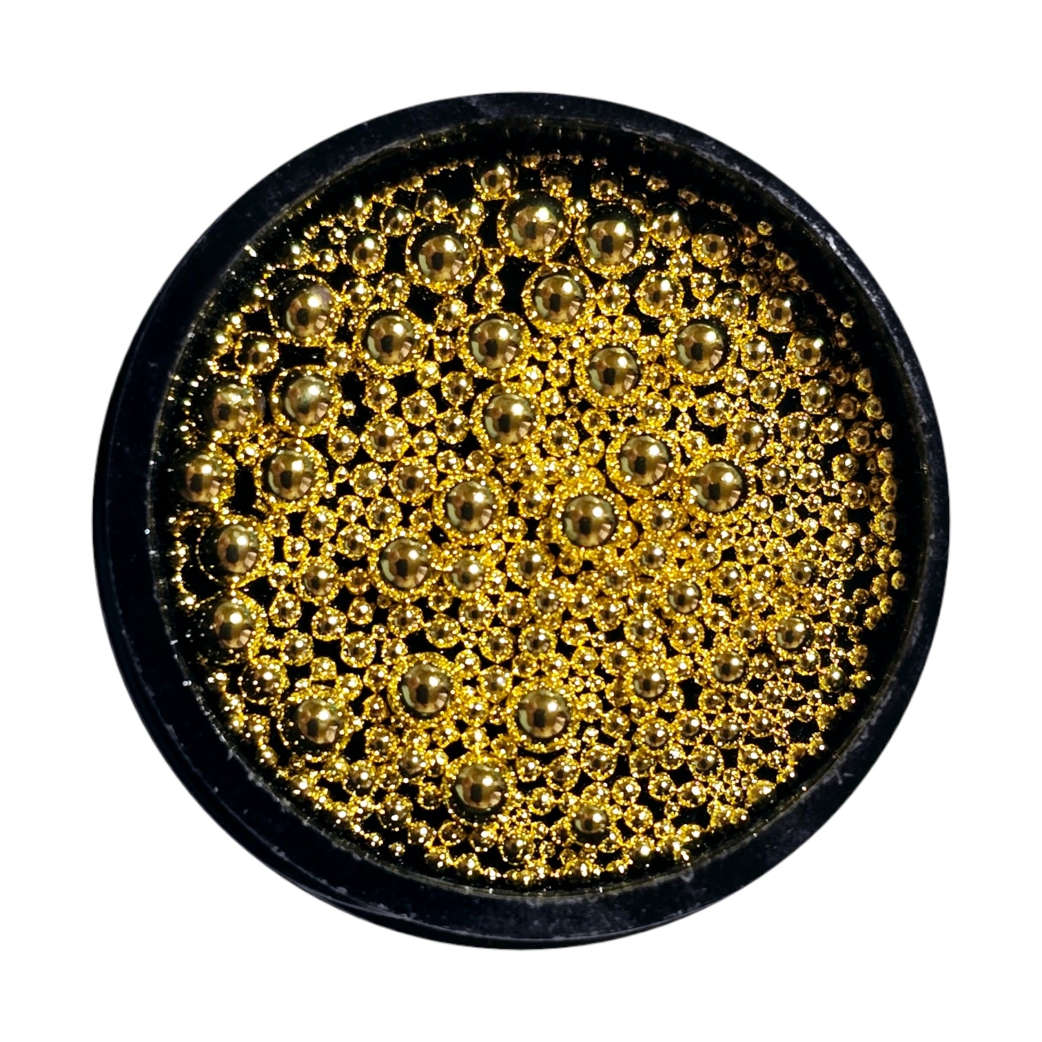 Decor Metalic Decor Unghii Gold Bubble Caviar