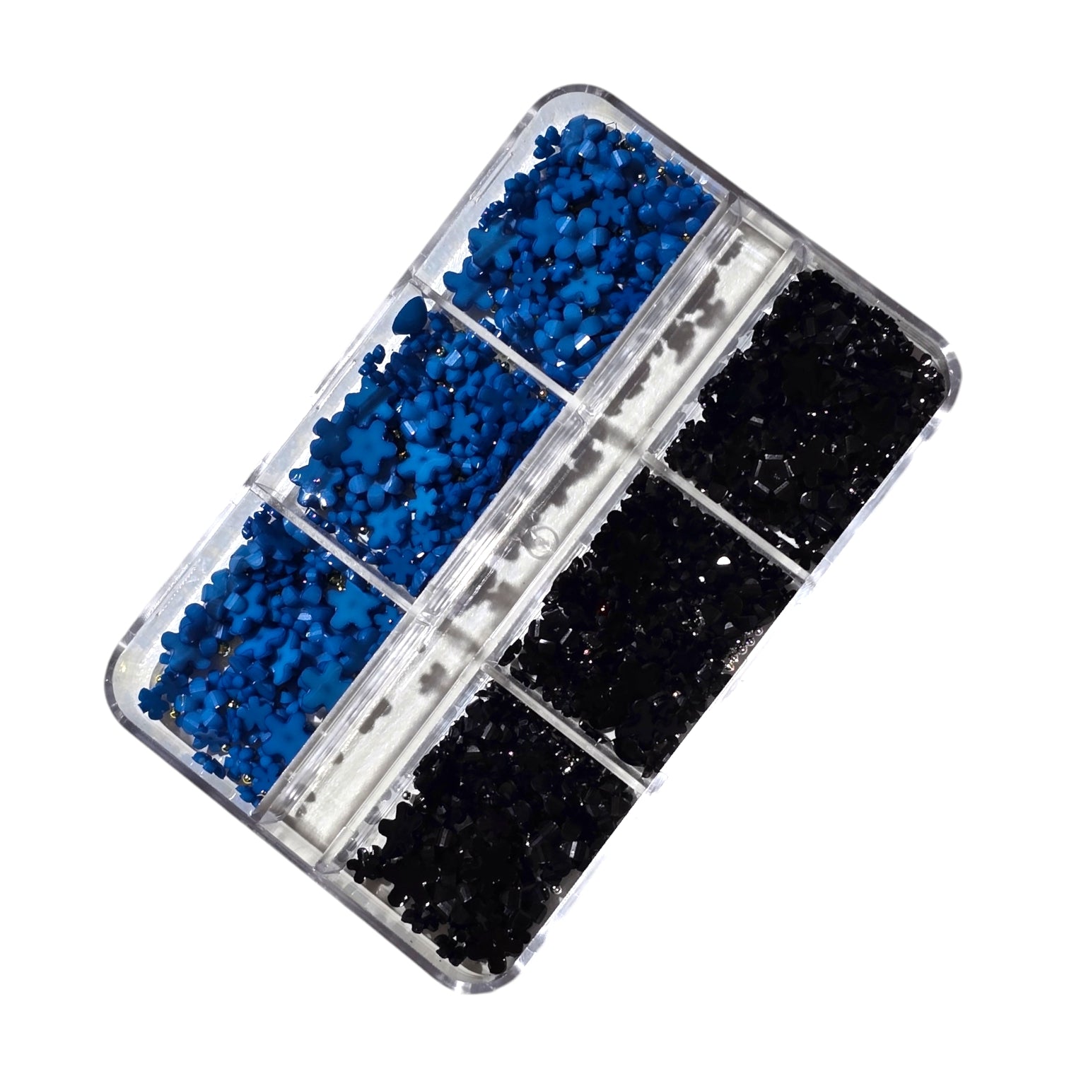 Decor Pentru Unghii Flori+Caviar BlueBlack