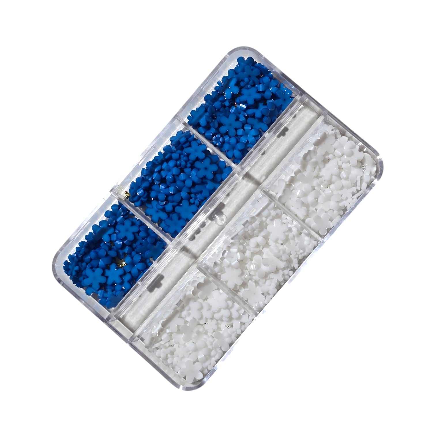 Decor Pentru Unghii Flori+Caviar BlueWhite