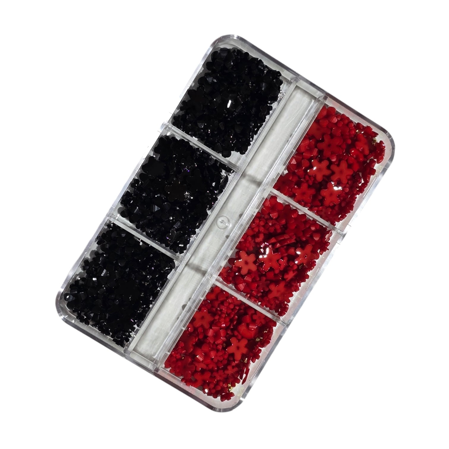 Decor Pentru Unghii Flori+Caviar BlackRed