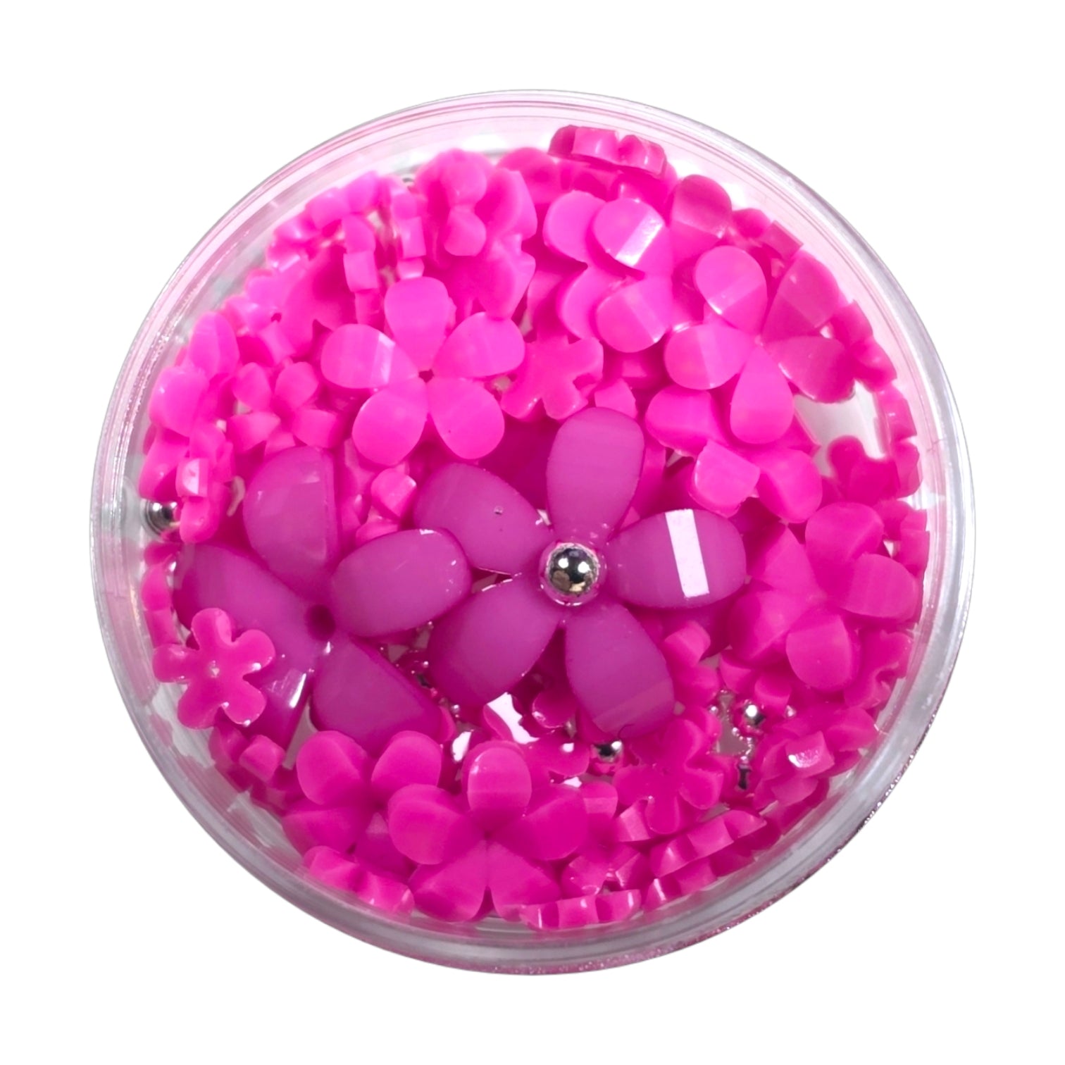 Decor Unghii Flori CHARMIX Pink