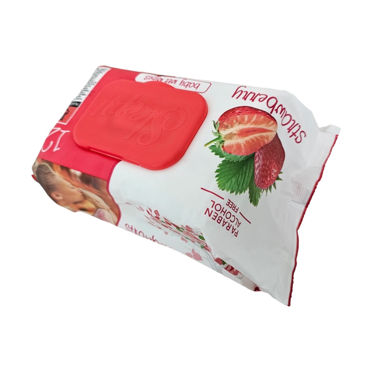 Servetele Umede cu Capac Sleepy Strawbbery, 120 Buc/Pax